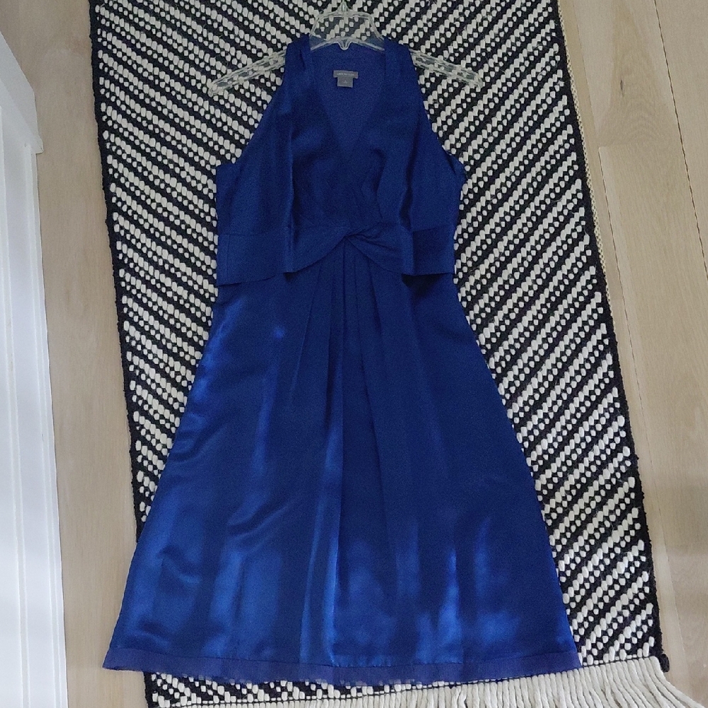 Ann Taylor Royal Blue Midi Dress